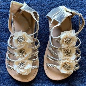Little girls size 10 Sandals